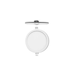 Inspired Downlight LED Ultra Slim Encastrable Rond 9cm, 6W, 3000K, 520lm, Blanc Mat/Acrylique Dépoli, Driver Inclus, 3 ans de Garantie