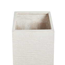 Acheter Beliani Cache-pot en fibre d'argile beige clair 26 x 26 x 60 cm DION