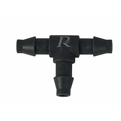 Ribimex Te cannelé pour tuyau diamètre6mm par 10