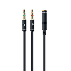 Câble Audio Jack (3,5 mm) Coupleur GEMBIRD CCA-418M 20 cm