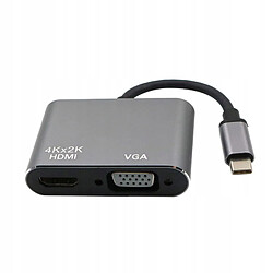 Avis GUPBOO Adaptateur USB-C USB3.1 - Adaptateur VGA HDMI 4K,JL1767