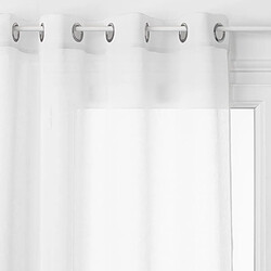 Atmosphera, Createur D'Interieur Voilage Georgette - 140 x 240 cm - Blanc