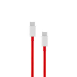 Oneplus 5481100047 Cavo Usb Tipo C Warp Charge Type-C 100cm Bianco Rosso