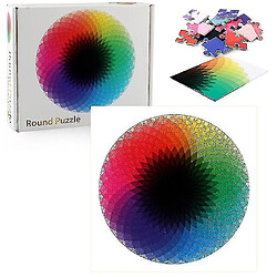 Avis Universal Copoz rond arc-en-ciel puzzle casse-tête unique forme casse-tête adulte enfant jouets cadeaux