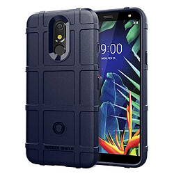 Wewoo Coque Souple Housse de protection en silicone pleine de protection pour une complète contre les chocs LG K40 bleu