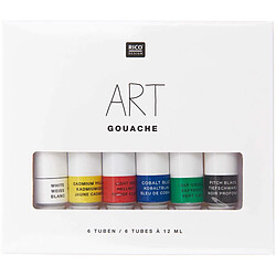 Rico set de 6 tubes de gouache