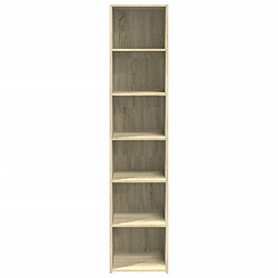 Avis vidaXL Buffet haut chêne sonoma 40x41x185 cm bois d'ingénierie