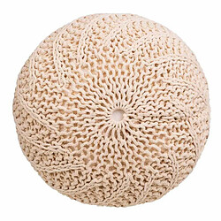 Acheter Pouf Alexandra House Living Crème polystyrène 45 x 30 x 45 cm