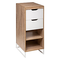 Five Simply Smart Meuble de rangement design avec tiroirs Orso - L. 40 x H. 105 cm - Couleur bois