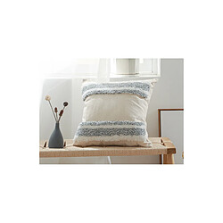 ICONIK INTERIOR Coussin de style boho Bali - Housse et Rembourrage inclus - Kalinda Gris