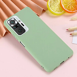 Coque en silicone souple avec sangle vert pour votre Xiaomi Redmi Note 10 Pro Max/Redmi Note 10 Pro