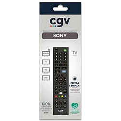 No Name Télécommande de remplacement - CGV - FIDELIO Sony - Pour téléviseurs Sony - Sans programmation - Prete a l'emploi