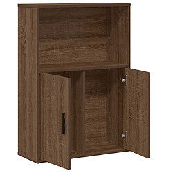 Acheter vidaXL Bibliothèque chêne marron 60x24x85 cm bois d'ingénierie