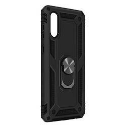 Avizar Coque Samsung Galaxy A02 Antichoc Bi-matière Bague Support Vidéo noir