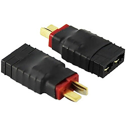 3 Pieces Adaptateur sans fil 3 pièces Deans mâles vers femelles pour chargeur TRX Connector Traxxas RC