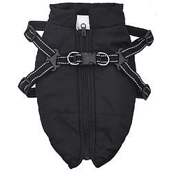 vidaXL Manteau pour chiens avec harnais imperméable réfléchissant S