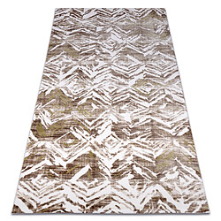 RUGSX Tapis ACRYLIQUE DIZAYN 121 beige vert 120x180 cm