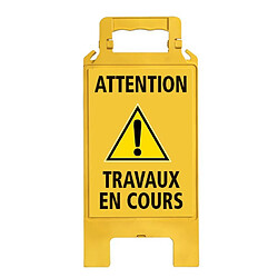 Chevalet de signalisation ''Travaux en cours'' 600x275mm - NOVAP - 4291017