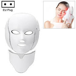 Wewoo 7 machine faciale de beauté de visage de rajeunissement de peau de masque de photon de de la couleur LEDprise de l'UE