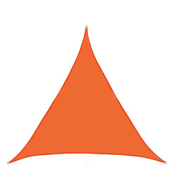 Universal Triangle voile 3 * 3 * 3 m jardin piscine jardin extérieur oxford tissu imperméable et UV filet d'ombre(Orange)