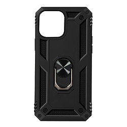 Avizar Coque iPhone 13 Mini Antichoc Hybride Bague Support Vidéo noir