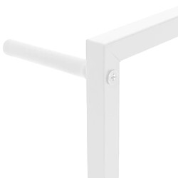 Avis Helloshop26 Porte-serviette support mural support de stockage de salle de bain cintre à serviettes maison intérieur blanc 116 cm acier 02_0001641