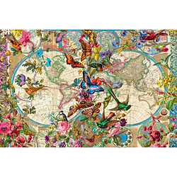 Ravensburger Puzzle 3000 p - carte de la flore et de la faune