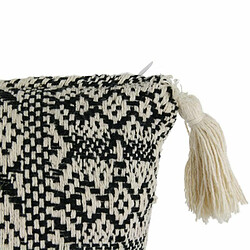 Acheter Paris Prix Coussin à Pompons Ethnique Chic 40x40cm Noir