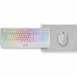 Clavier Mars Gaming MCP124WES Blanc