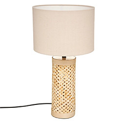 Atmosphera, Createur D'Interieur Lampe droite Salma H47cm Beige - ATMOSPHERA