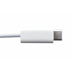 Avis Chargeur magnétique Riff Type-C pour montres intelligentes séries Apple 1 - 8 / SE / Airpods Pro 2 avec câble design tissé 1 m Blanc