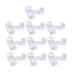 Avis 40 Pièces Auto-adhésives ClearWire Tie Cable Clips Holder Pour Voiture Dash Cam