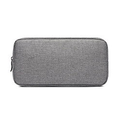 Wewoo Sacoche Pack d'alimentation pour sac de rangement de câble de données chargeur de casque multifonctionneltaille L23 x 11,5 x 5,5 cm Gris