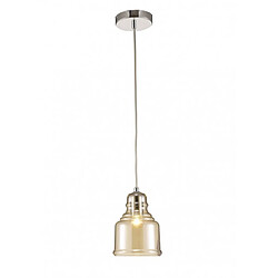 Luminaire Center Suspension Ariel Chrome poli 1 ampoule 26cm