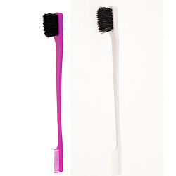 2x 7 '' Brosse à Double Face Bord Contrôle de Cheveux Brosse Peigne Coiffure Styling