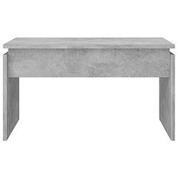 Acheter vidaXL Table basse gris béton 68x50x38 cm bois d'ingénierie