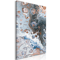 Artgeist Tableau - Blue Sienna Marble (1 Part) Vertical [80x120]