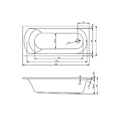 Avis Baignoire acrylique RIHO MIAMI 180x80 cm