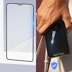 Avis Avizar Verre Trempé pour iPhone 11 Pro Max et XS Max Surface Full Glue Applicateur Noir