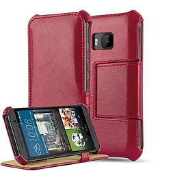 Cadorabo Etui HTC ONE M9 en Rouge Coque