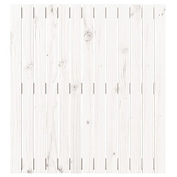 Avis vidaXL Tête de lit murale Blanc 82,5x3x90 cm Bois massif de pin