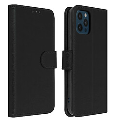 Avizar Étui Apple iPhone 12 Pro Max Protection avec Porte-carte Fonction Support noir