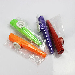 Wewoo Instrument d'accompagnement d'enfants en plastique de Kazoo 10PCSlivraison aléatoire de couleur pas cher