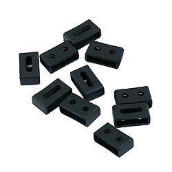 Anneaux de fixation en silicone 10Pieces pour Casio G-SHOCK GA110 GD BA 22mm Noir