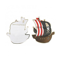 Tim&Puce Cartes d invitation theme pirates