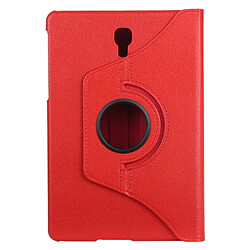 Avis Wewoo Etui en cuir à rotation horizontale à 360 degrés avec texture Litchi pour Galaxy Tab A 10.5, avec support (Rouge)