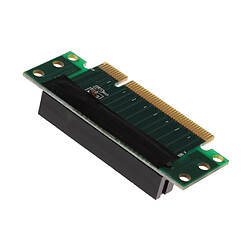 Avis Carte Adaptateur PCI Express 8X Riser Card 90 ° à Angle Droit + Rallonge