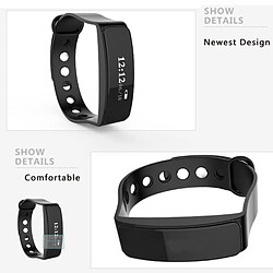 Acheter Wewoo Bracelet connecté noir intelligent de Bluetooth d'affichage d'OLED de 0,86 pouces, podomètre de imperméable d'IP66 / rappellent / moniteur de sommeil / rappel sédentaire / alarme / capture à distance, compatible avec les téléphones androïdes et d'iOS