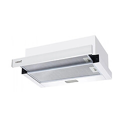 Cata TFB5160WH - Blanc Hotte standard - Largeur 60 cm - Débit 300 m3/h - 3 vitesses - Filtre à graisse aluminium - Classe C