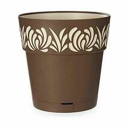 Avis Pot auto-arrosant Stefanplast Gaia Marron Plastique 29 x 29 x 29 cm (6 Unités)